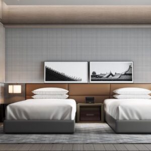 غرف نوم فندقية مزدوجة